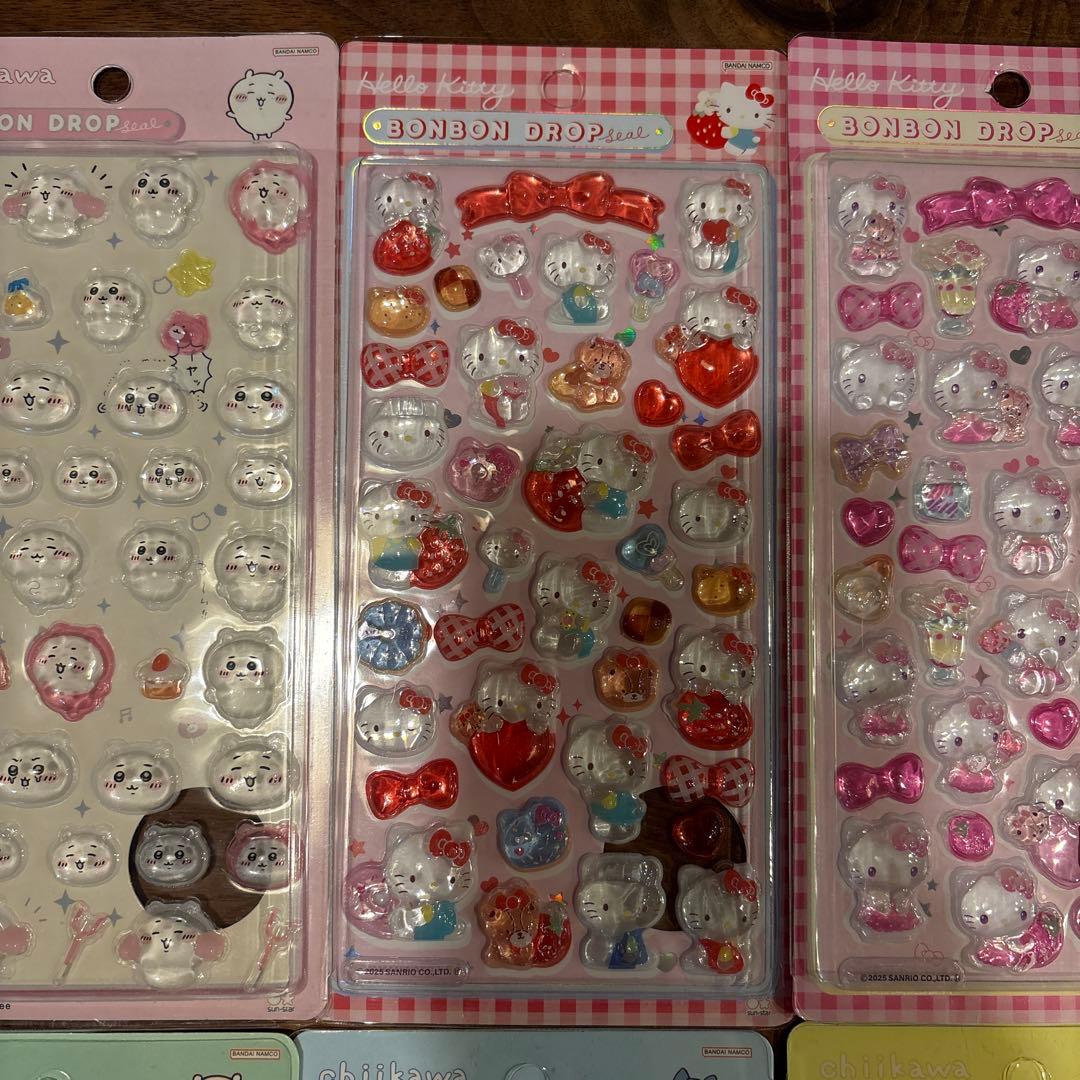 【11枚セット！】ボンボンドロップシール＋もっと！ふにふにシール　まとめ売り