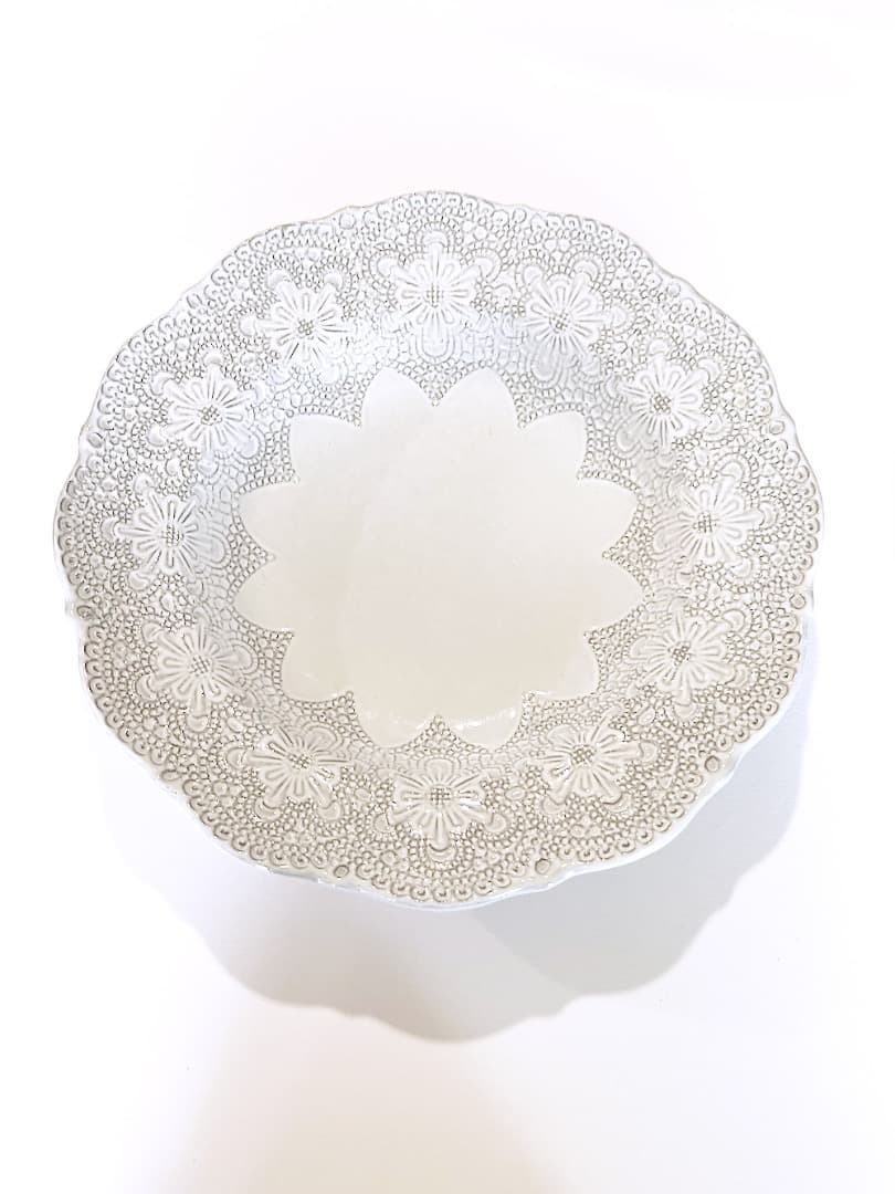 BLANC D'IVOIRE　スーププレート24cm　３枚　ホワイト