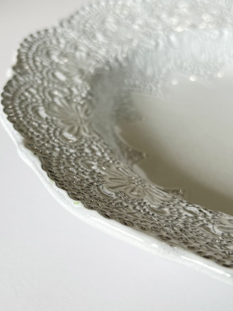 BLANC D'IVOIRE　スーププレート24cm　３枚　ホワイト