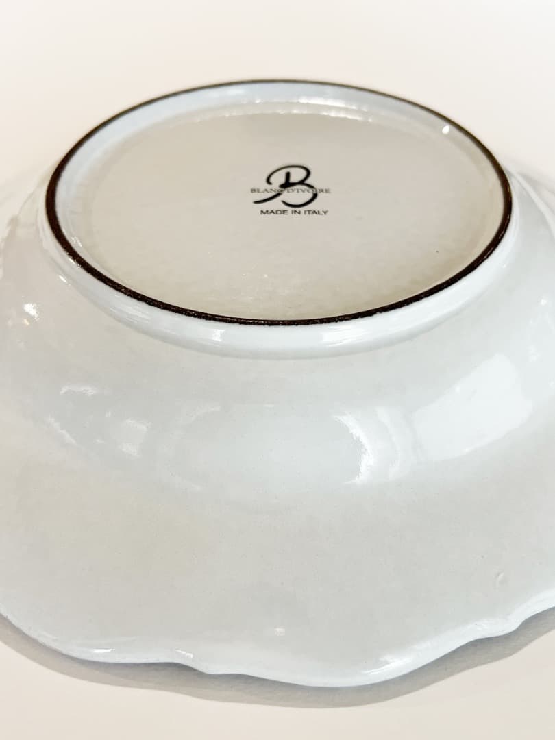 BLANC D'IVOIRE　スーププレート24cm　３枚　ホワイト