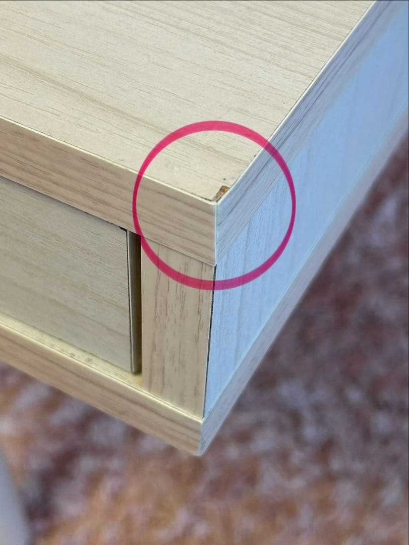 ローテーブル　引き出しあり