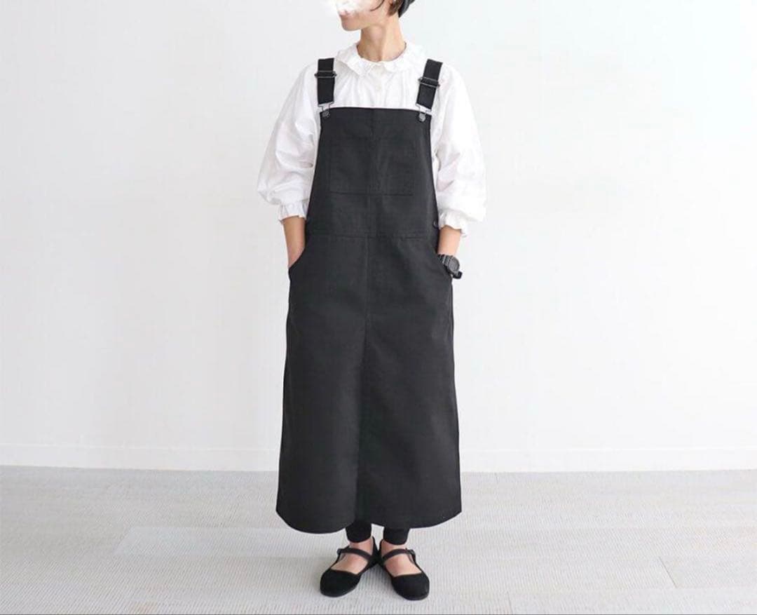 saro別注hatskiジャンパースカート ブラック