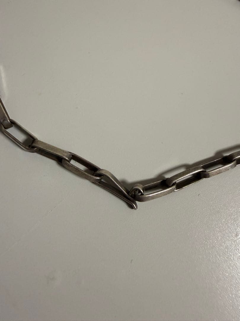 シルバーネックレス ナバホチェーン インディアンジュエリー