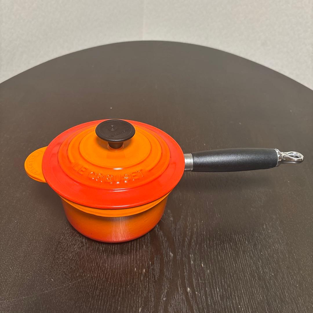 LE CREUSET　ソースパン オレンジ　片手鍋　16cm