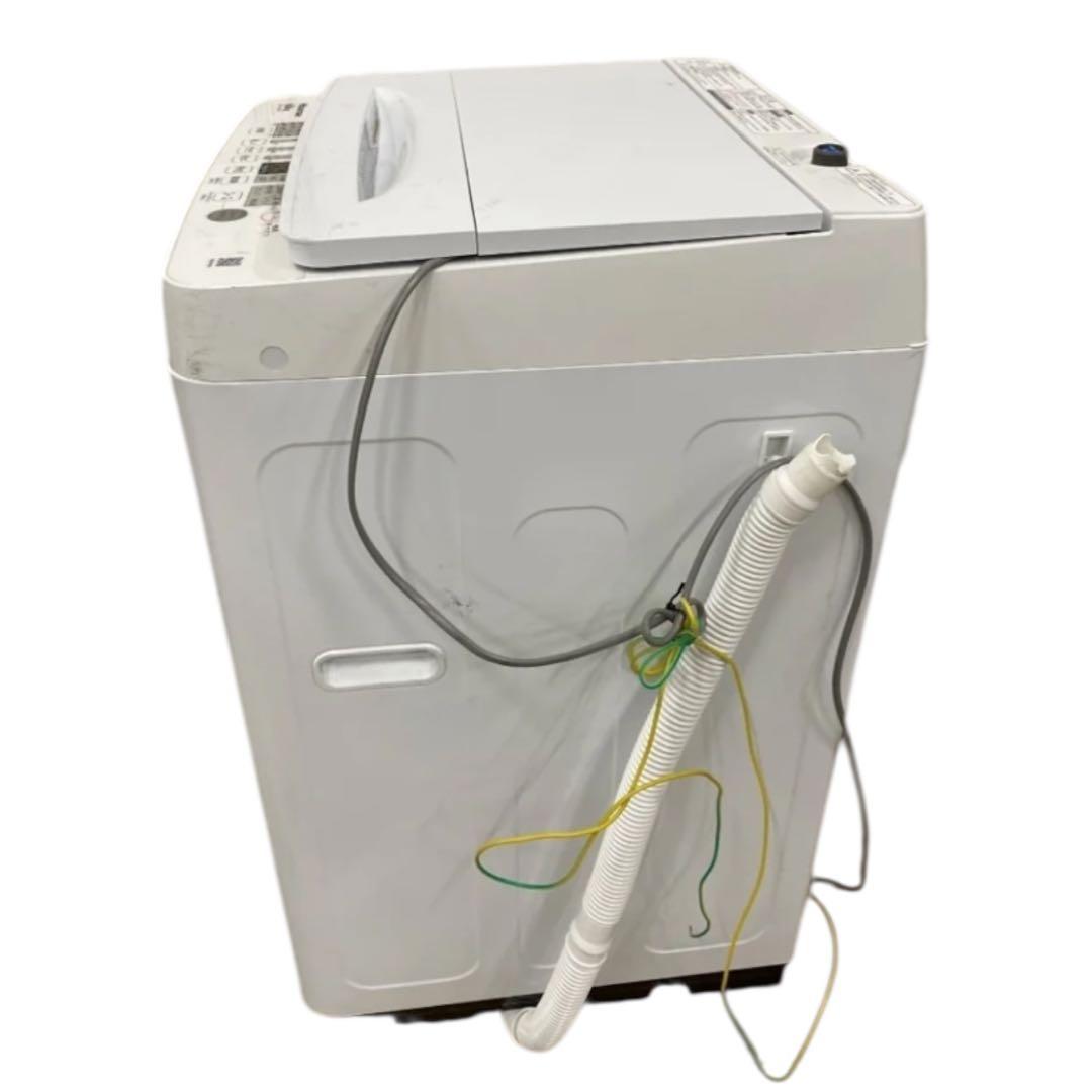 6 大阪無料配送　2024年製高性能シンプルホワイトインテリア6kg洗濯機