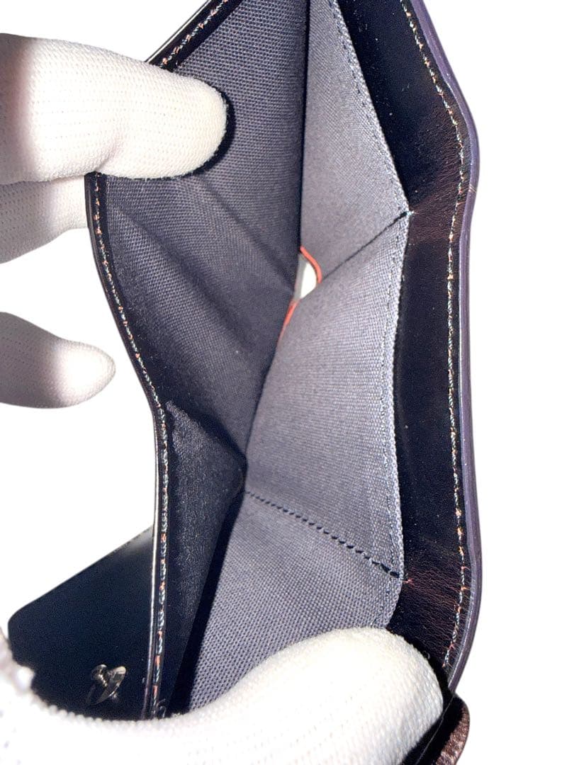 美品☆Vivienne Westwood　三つ折り財布　ビッグオーブ　レザー