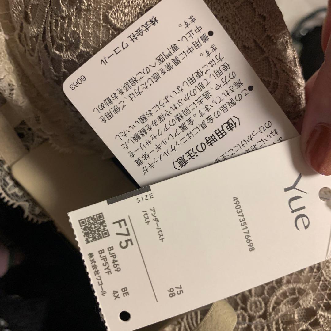 ワコールYue ブラ・Tショーツセット F75