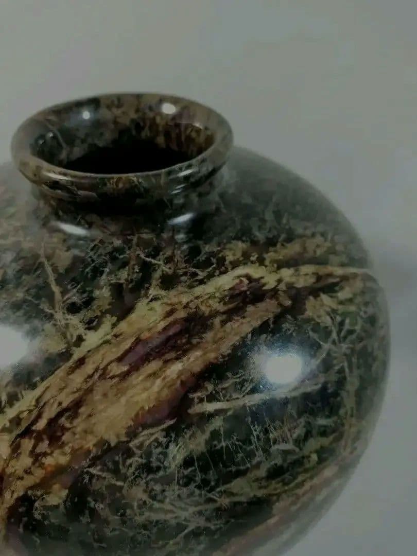 未使用 大理石調 テラゾ 壺 花瓶 フラワーベース インテリア 高級感