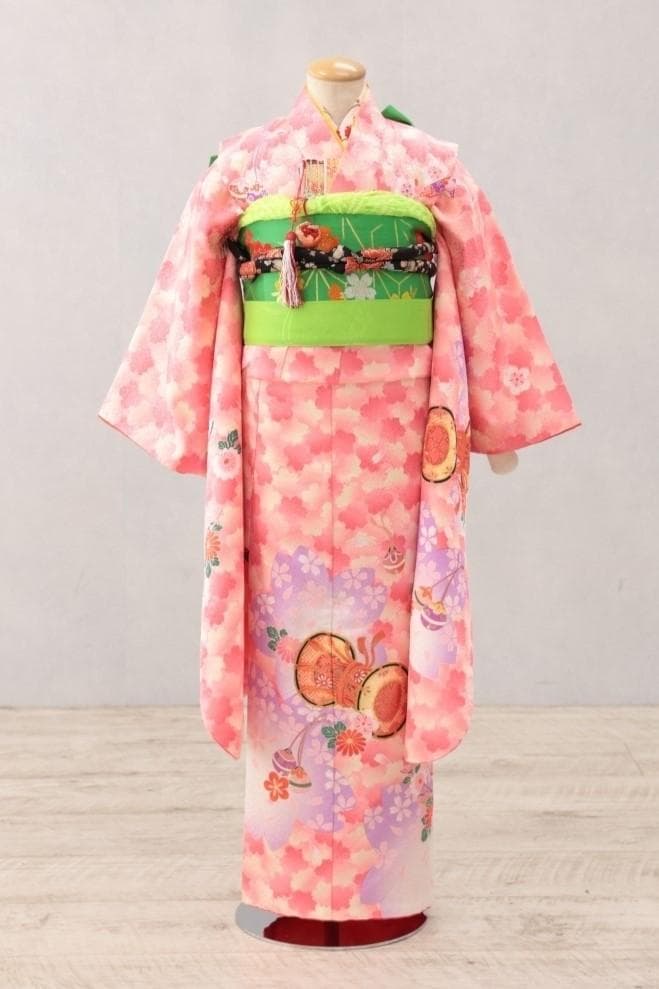 ＜夏の大セール＞7歳七五三セット(ピンク)