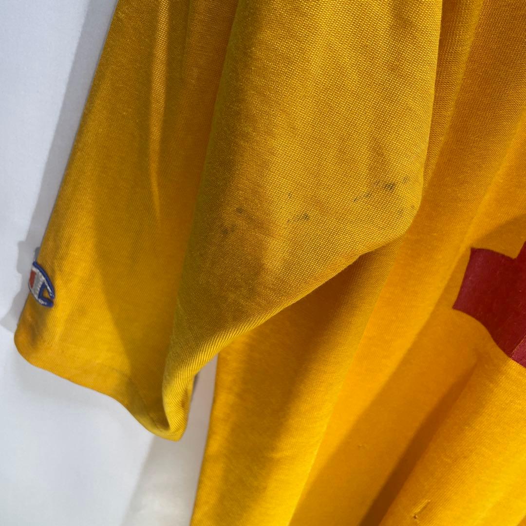 チャンピオン　80S トリコタグ前期　フットボールシャツ　50/50 サイズM