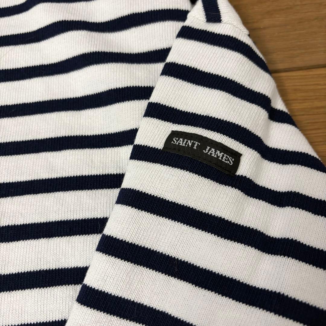 トップス SAINT JAMES Ouessant Loose NEIGE/MARINE