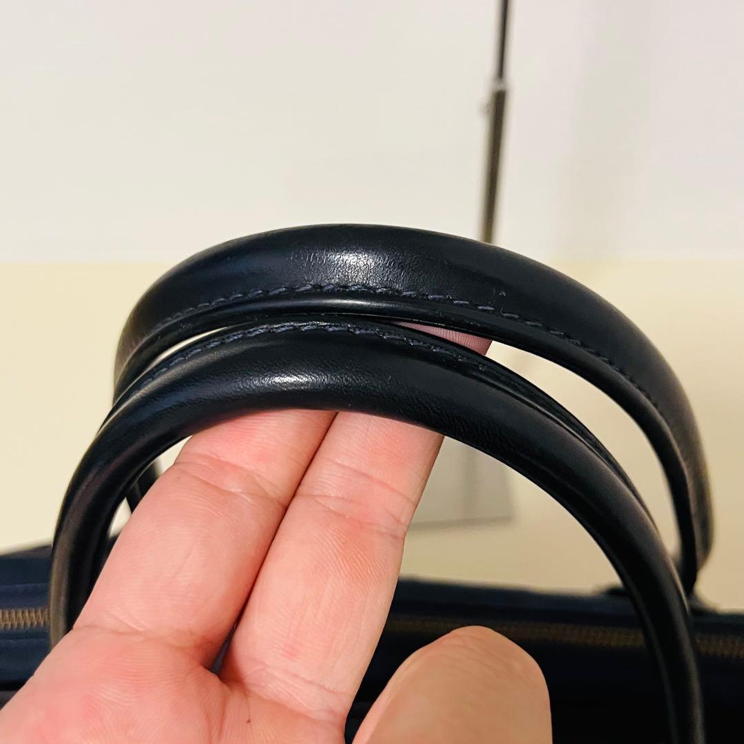 【美品】フェリージ Felisi トートバッグ　20-19 ネイビー