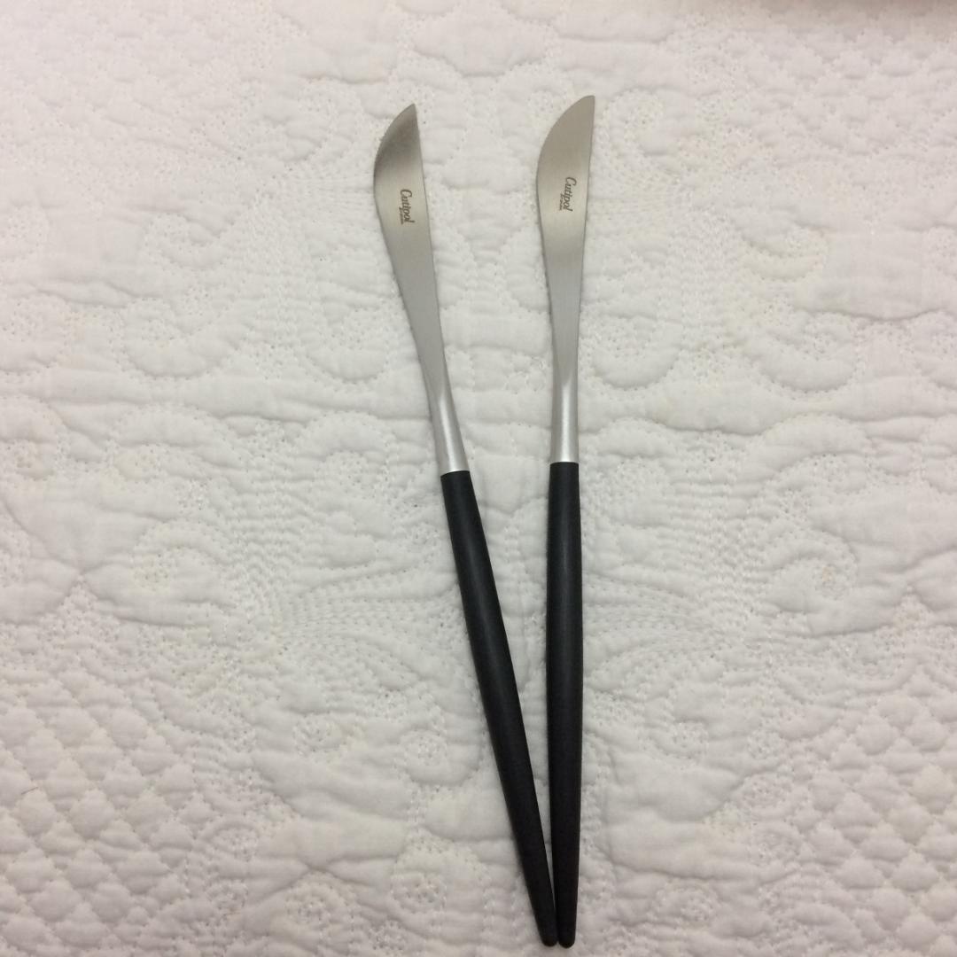 しなたん　クチポール　GOAブラック＆シルバー　ディナー＆デザート×各１