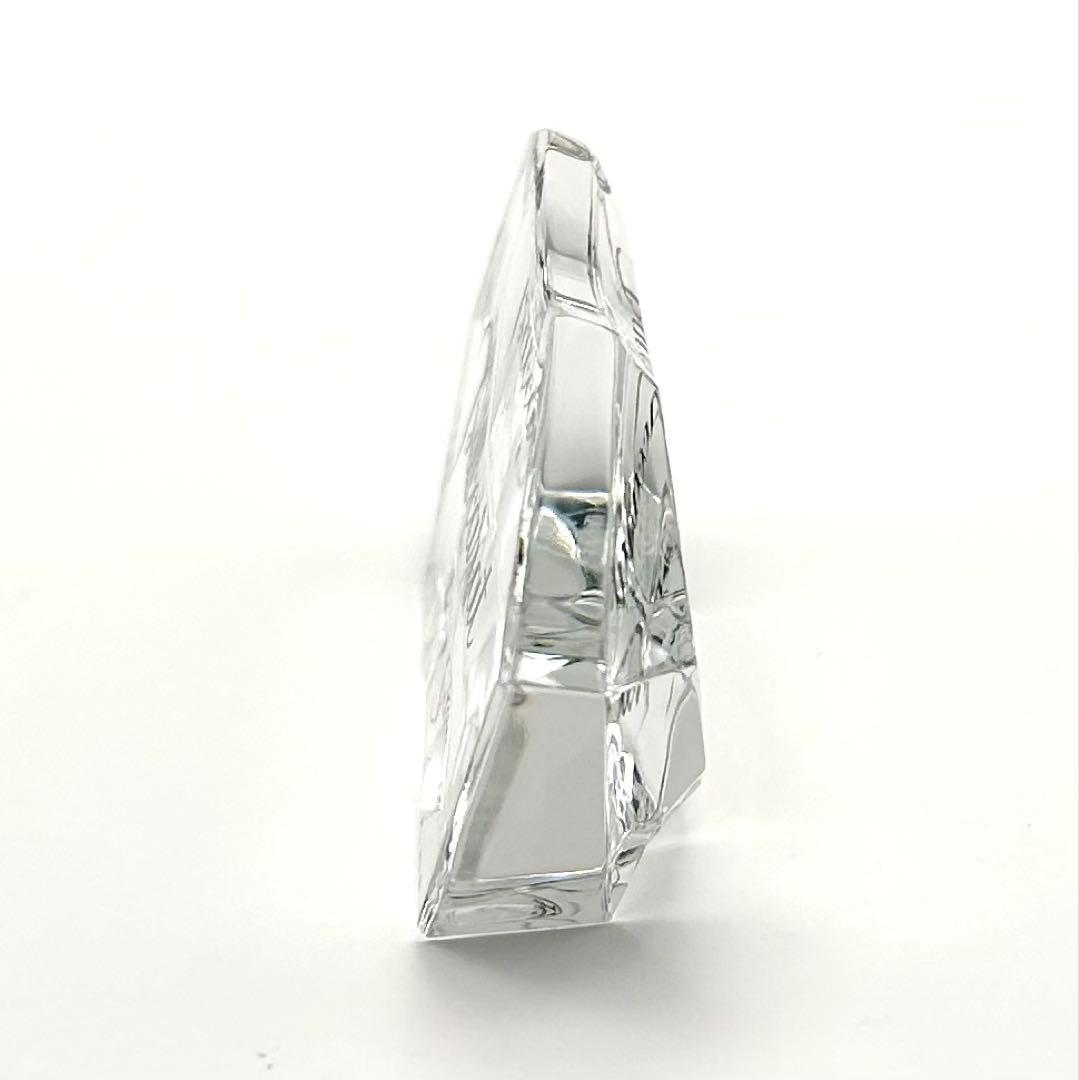 【極上美品】バカラ ロゴ ディスプレイスタンド 非売品 限定 クリスタルガラス