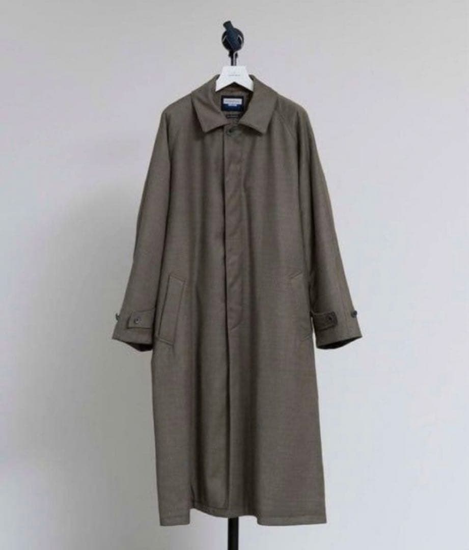 メゾンスペシャル スマートテック ダウン プライム オーバー ステンカラーコート