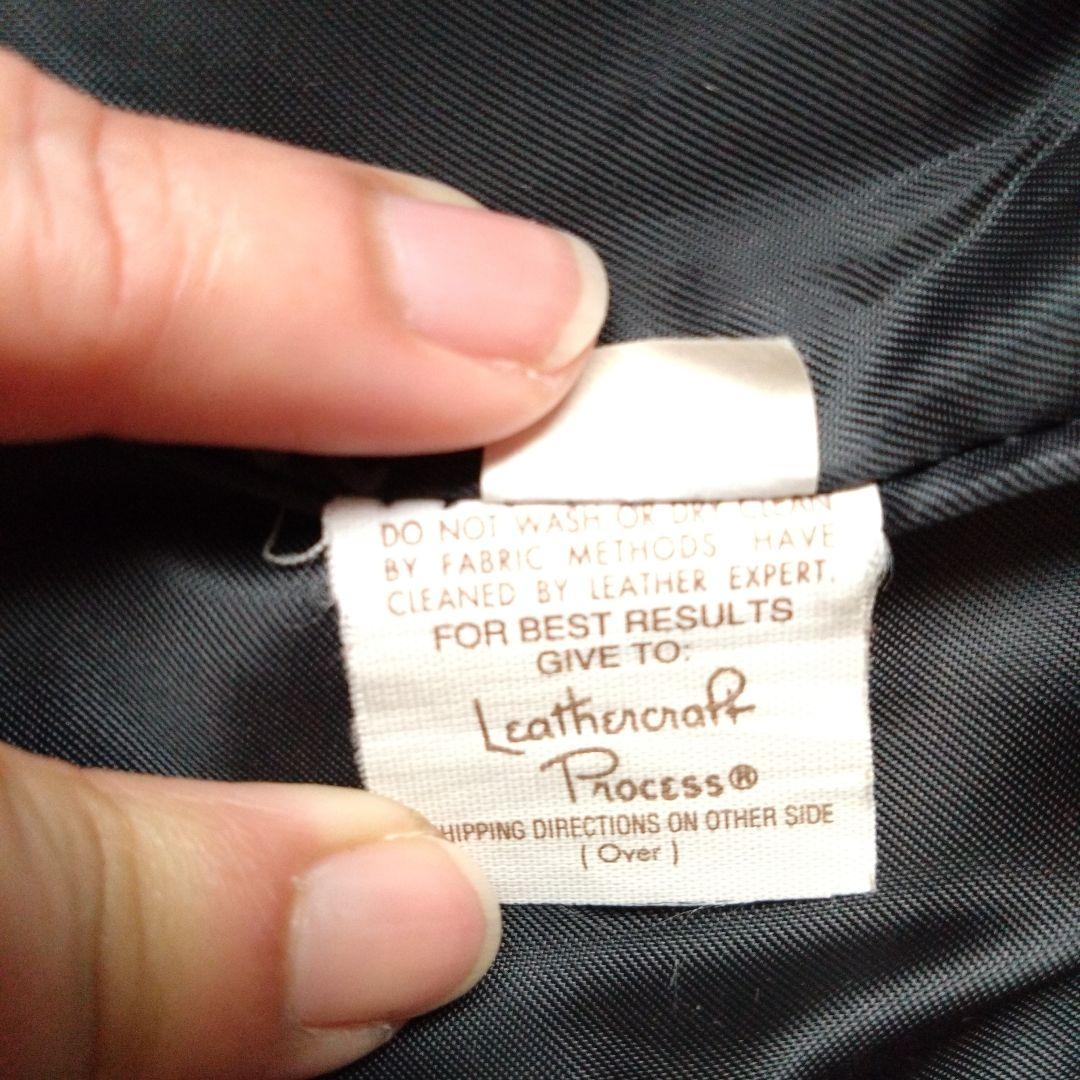 Schott ブラック レザー シングル ライダース ジャケット サイズ36