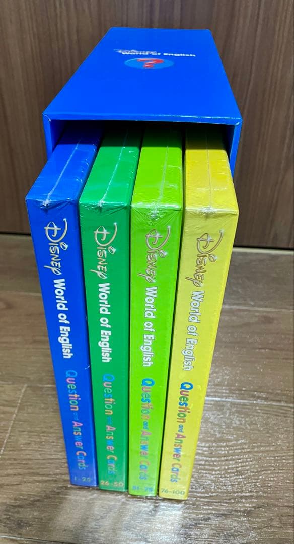 【新品未使用】クエスチョンアンドアンサー ディズニー 英語　Q&Aカード　dwe