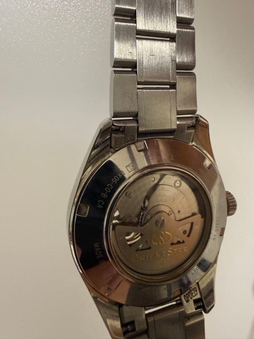 腕時計 ORIENTSTAR セミスケルトン 自動巻(手巻付)