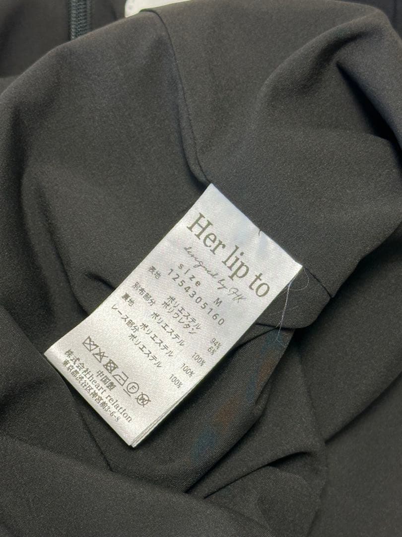 ワンピース Herlipto Odette Lace Mini Dress M