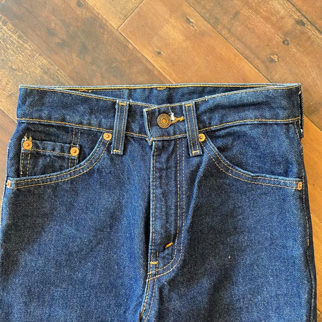 90s USA製 Levi’s 517 w27 l34 濃紺 ブーツカット