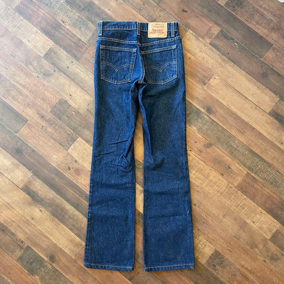 90s USA製 Levi’s 517 w27 l34 濃紺 ブーツカット
