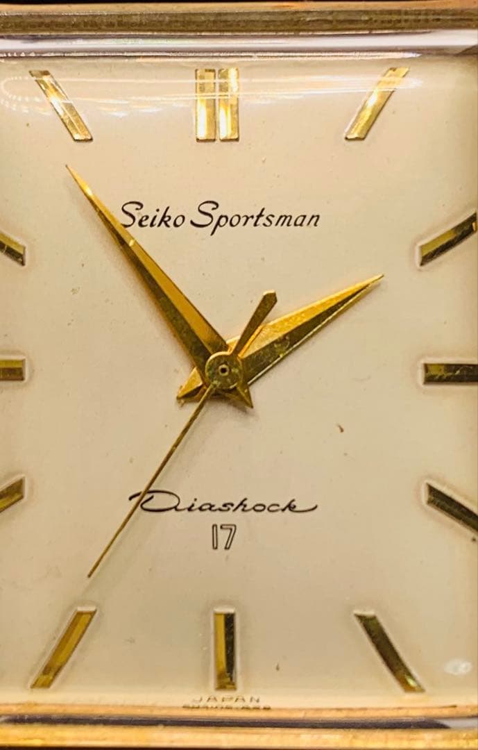 Seiko Sportsman Diashock 17 手巻き時計　ジャンク