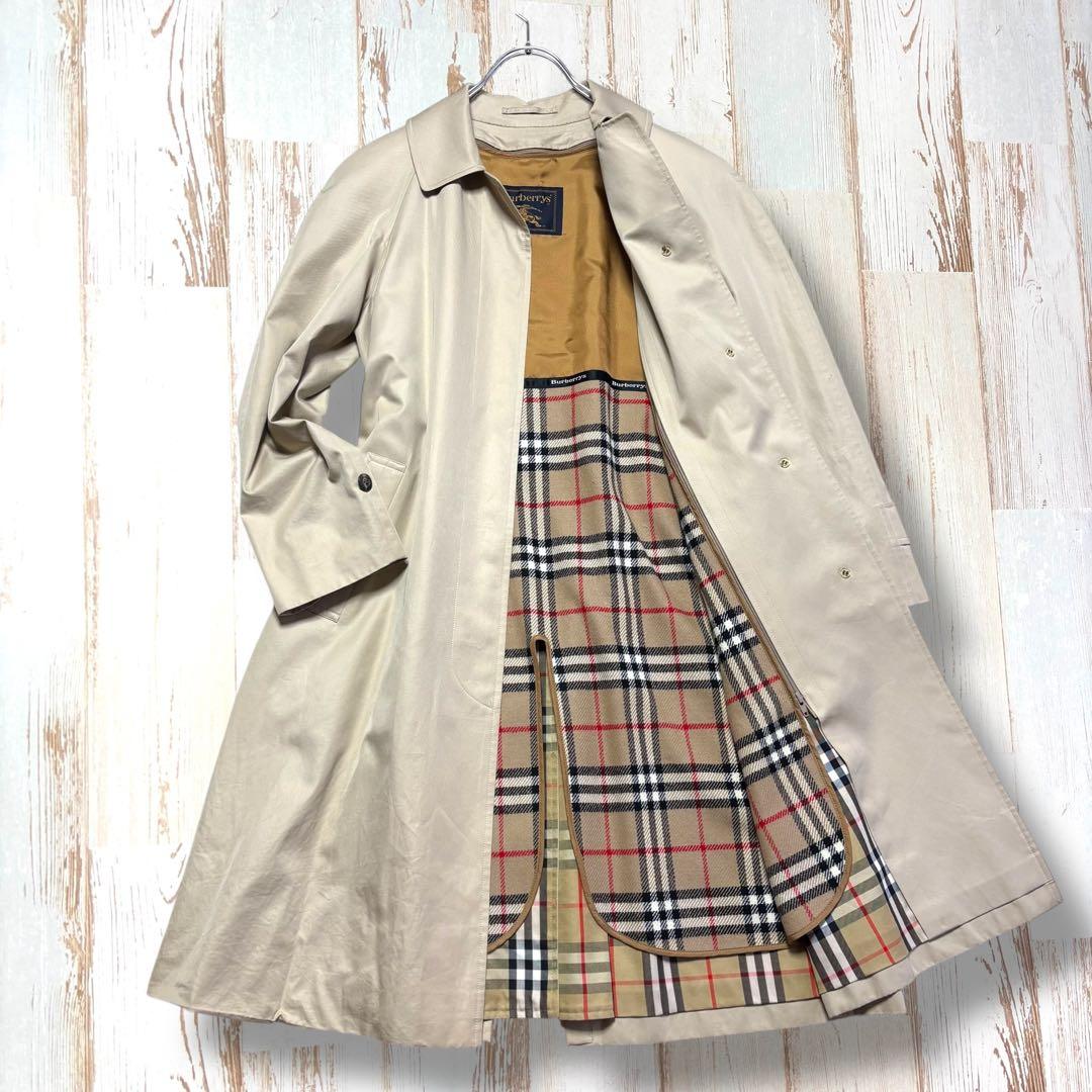 【美品✨】Burberrys ステンカラーコート ノバチェック ライナー付き