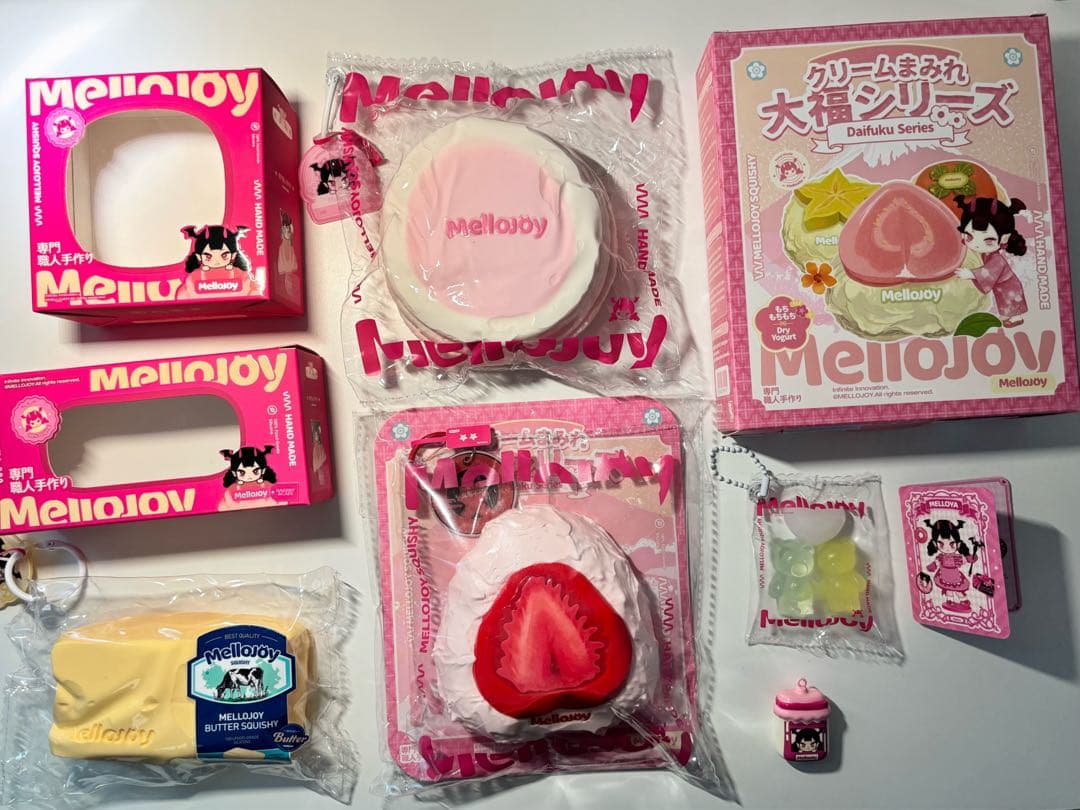 メロジョイ いちご大福 バター 贅沢スフレ ストロベリー 恋人ぐま セット