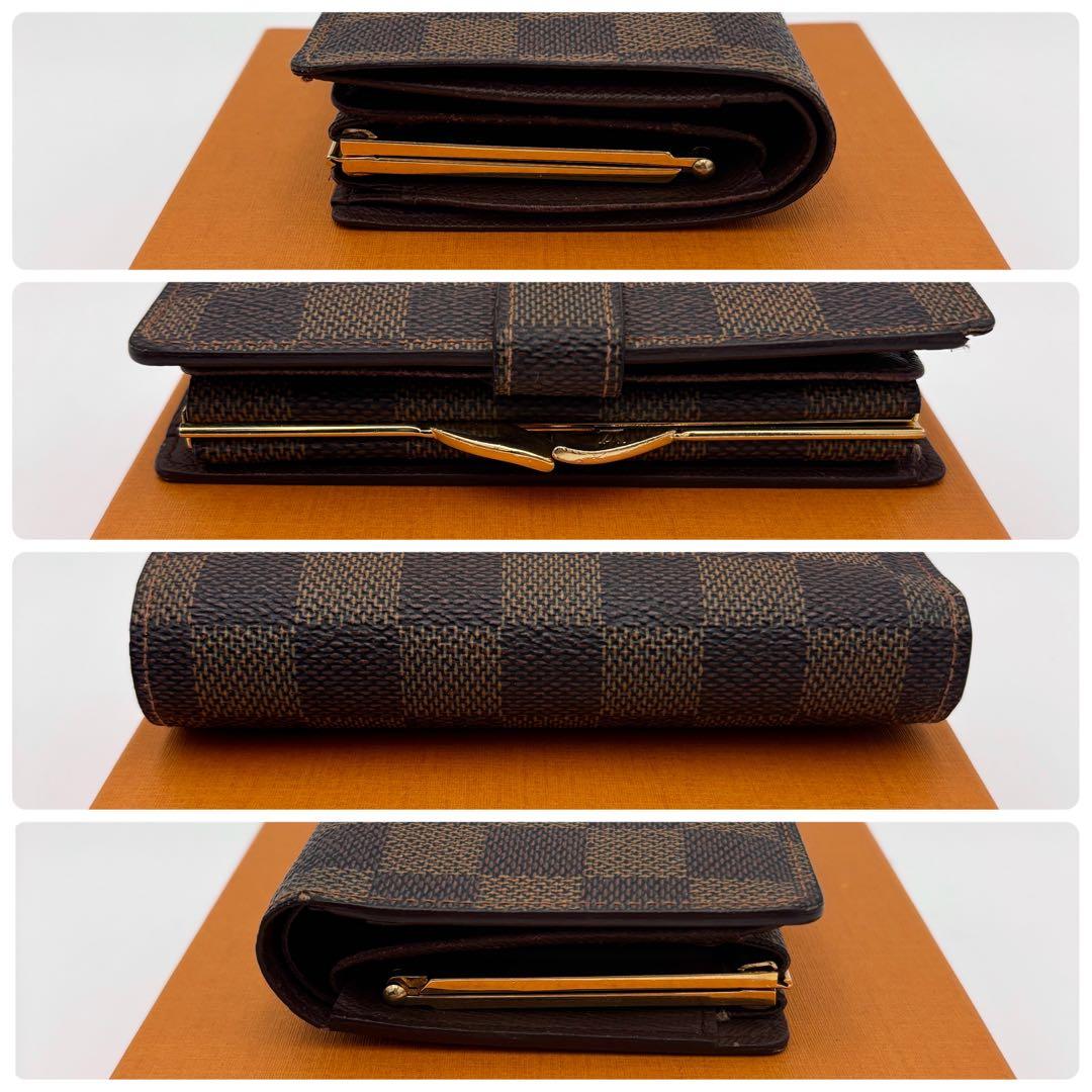 ルイヴィトン　ポルトモネ　ビエ　ヴィエノワ ダミエ　二つ折り財布 がま口　正規品