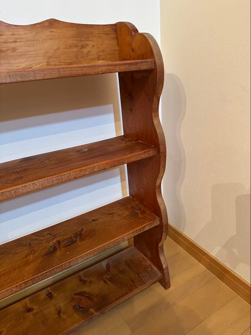 カントリー4段シェルフ♡アップルモチーフ