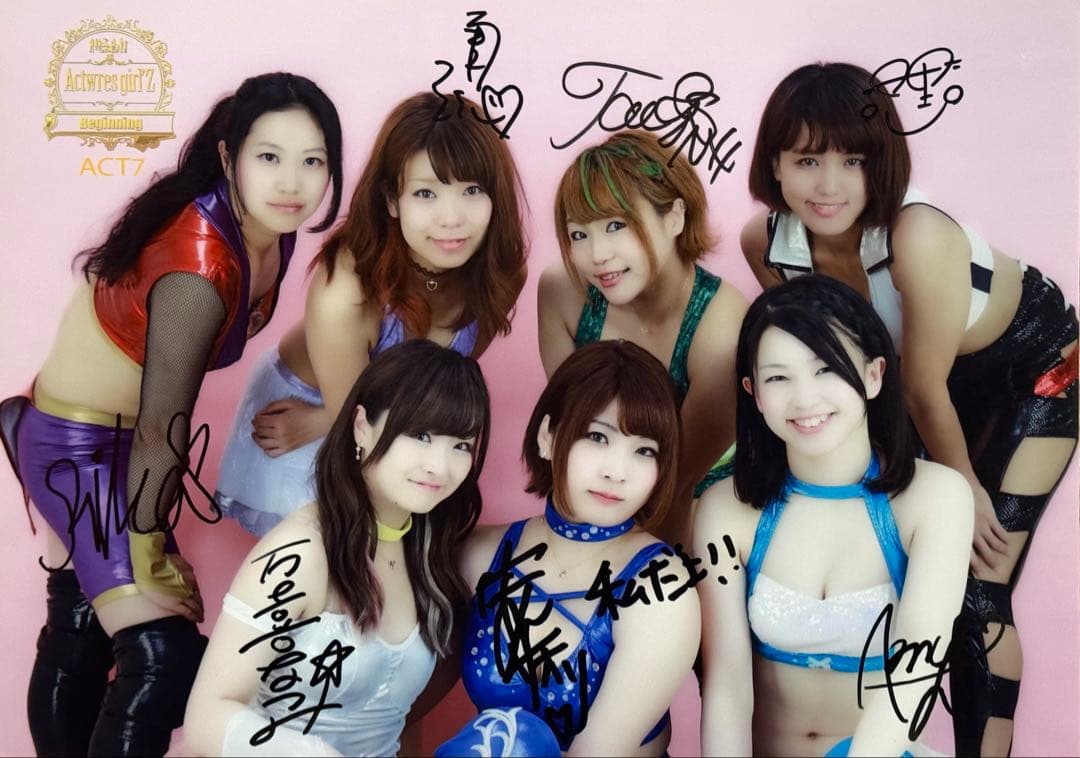 発掘品✨ 安納サオリ 万喜なつみ 他、初期AWG ポートレート 女子プロレス