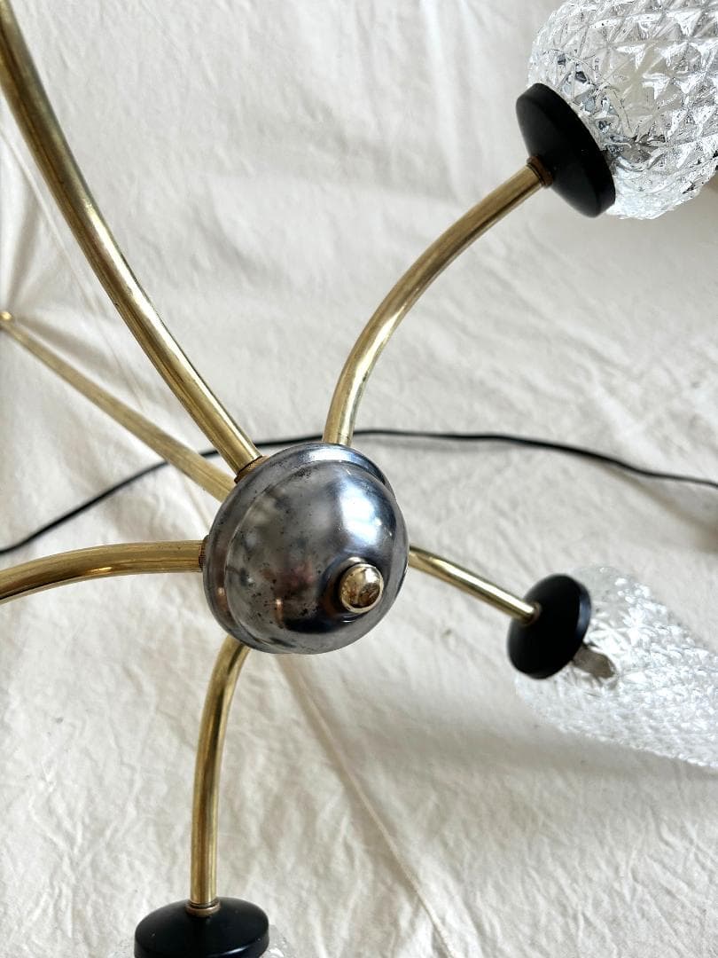 フランス　ランプ　シャンデリア　フレンチ　ミッドセンチュリー　ヴィンテージ