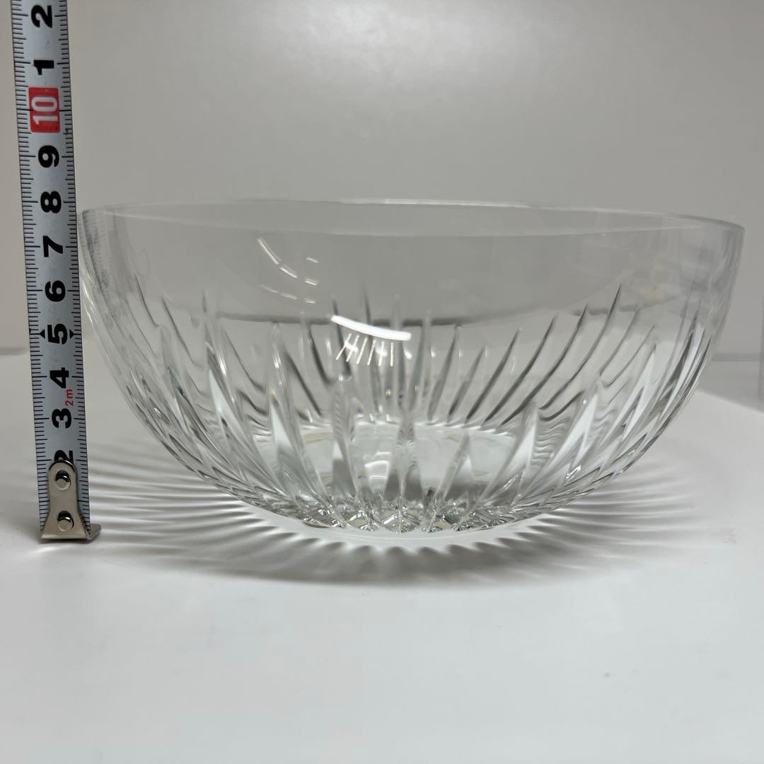 ☆洋3 バカラ　マッセナ　クリスタル　ボウル　w17.6cm 東K7-1211①