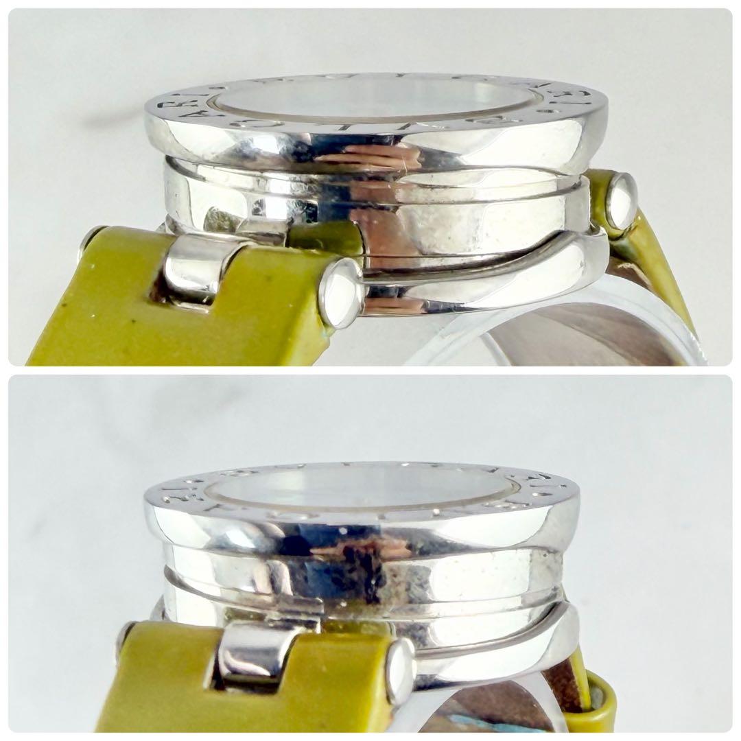 【稼働】 ブルガリ B-zero1 ブルーシェル⽂字盤 ビーゼロワン