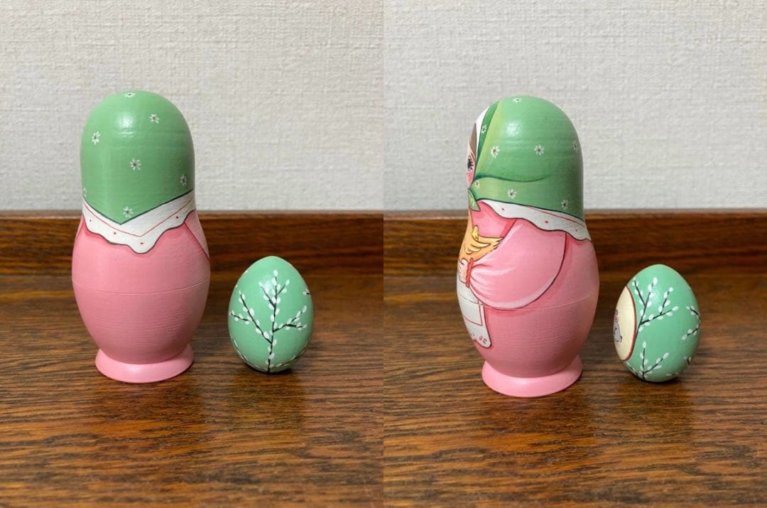 【baron】起き上がりこぼし2点&イースターマトリョーシカ&オーナメント