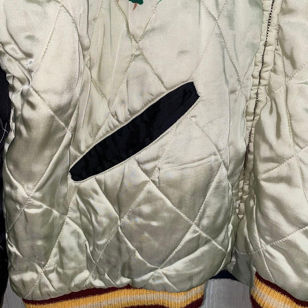 港商　スカジャン　別珍　特大　希少　XL