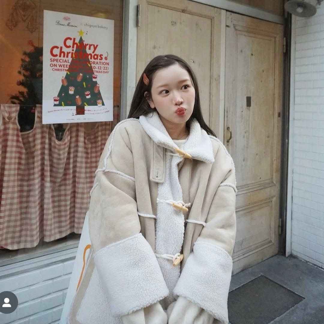 ollun きりまる OLUN ボアスエードコンビネーションコート オルン