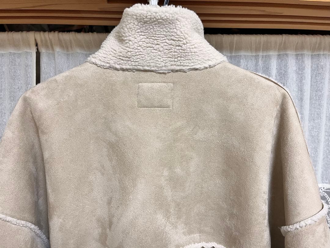 ollun きりまる OLUN ボアスエードコンビネーションコート オルン