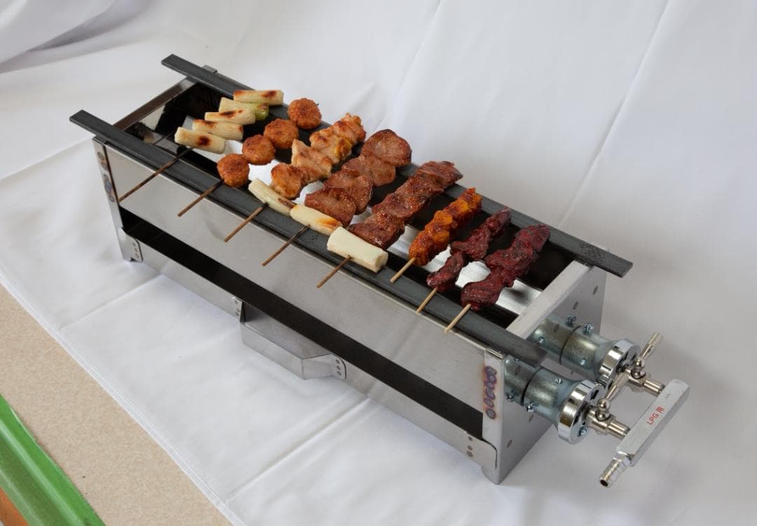 プロパンガス用　やきとり焼台　送料無料　新品未使用