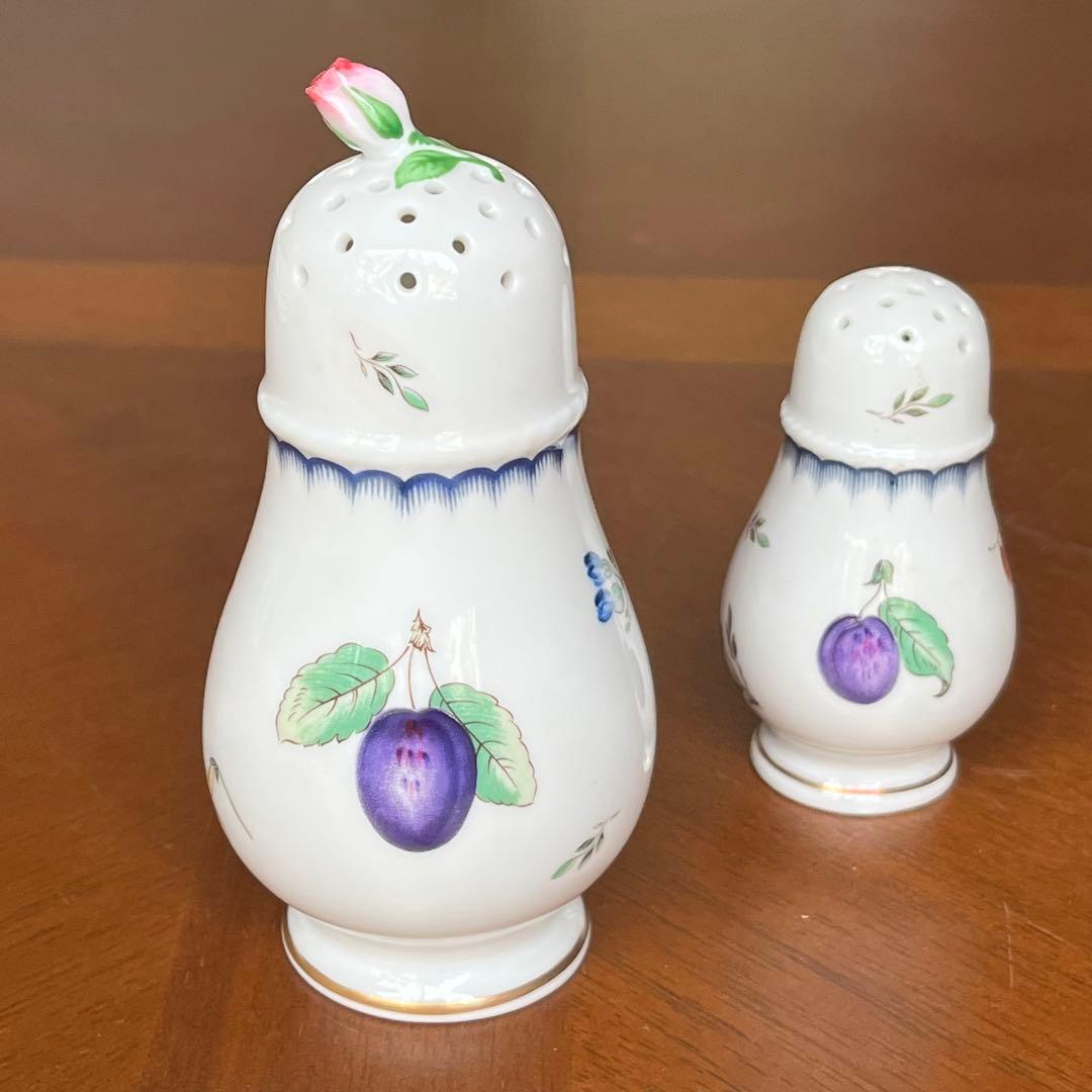 【レア美品】リチャードジノリ★イタリアンフルーツ★ソルト＆ペッパー