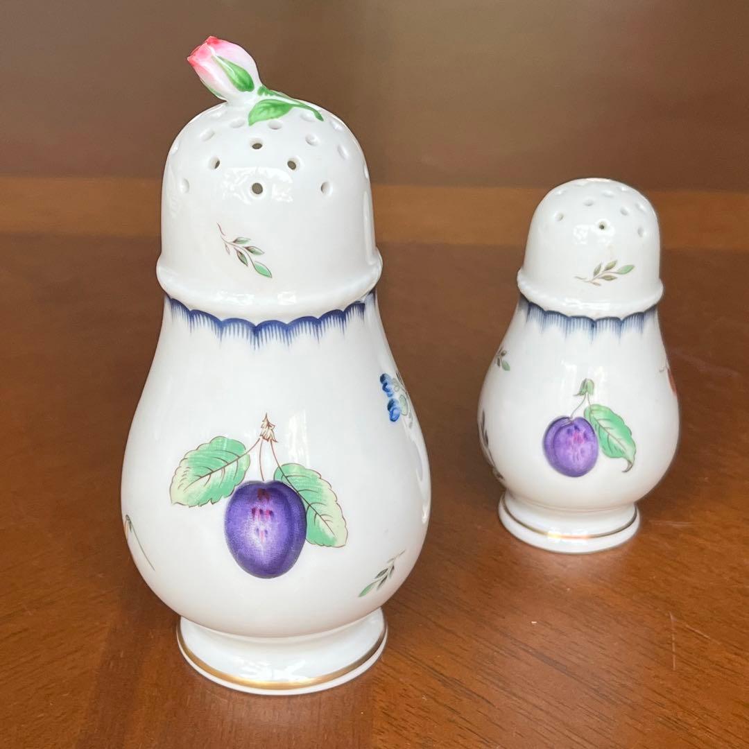 【レア美品】リチャードジノリ★イタリアンフルーツ★ソルト＆ペッパー