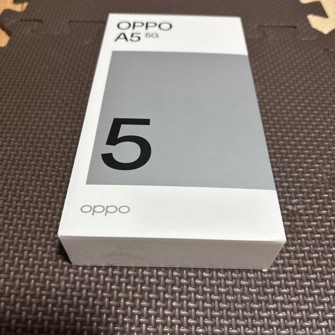 OPPO A5 5G 本体　ホワイト