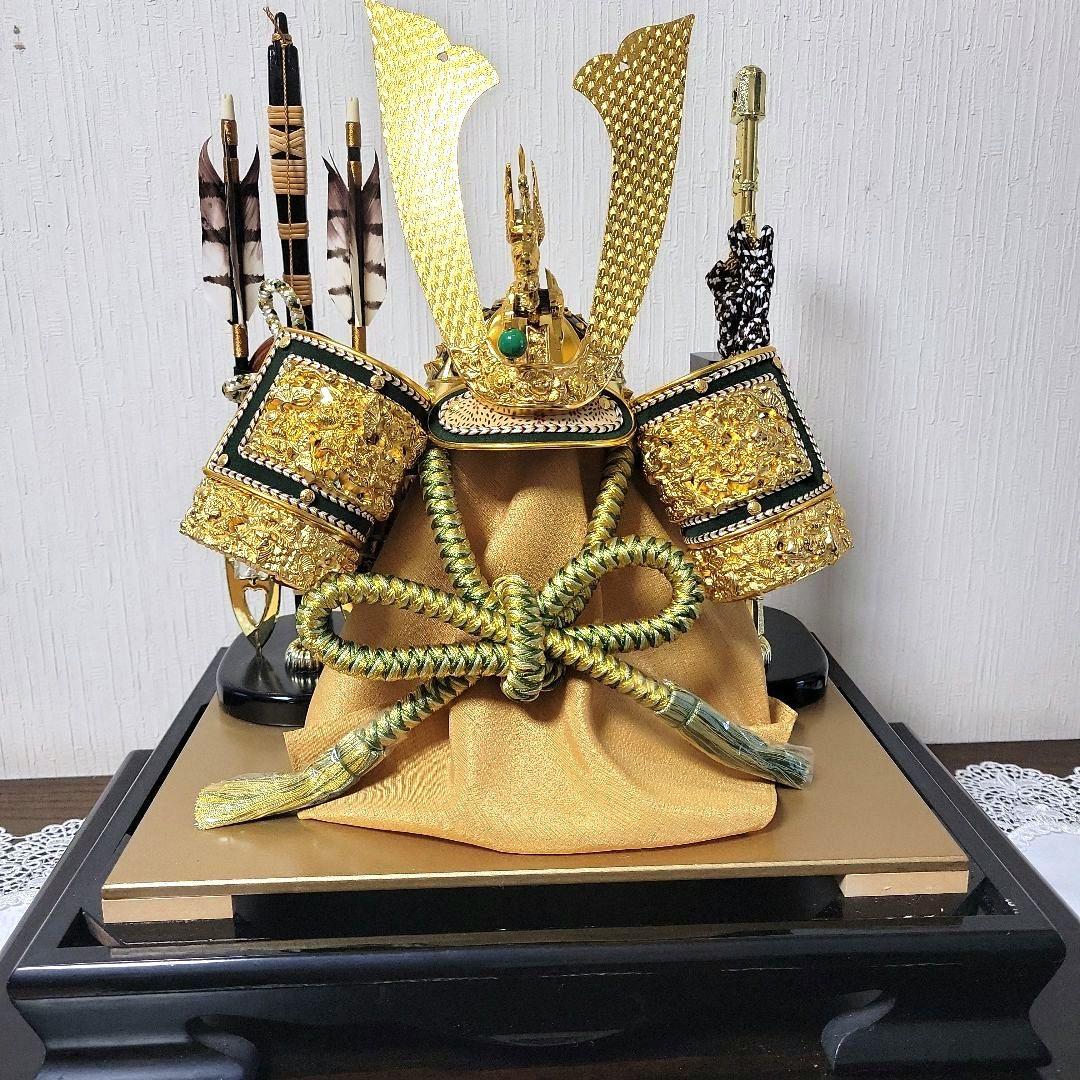 【徳川作 剛】 五月 かぶと (ガラスケース付き)