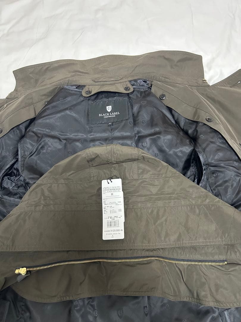 未使用品　BLACK LABEL トレンチコート (オリーブ色)