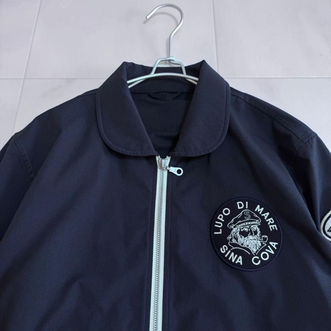 SINA COVA シナコバ ジップアップ ブルゾン ネイビー系 Mサイズ