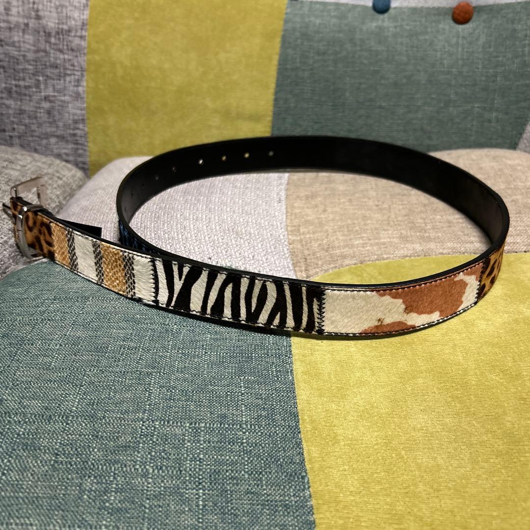 stussy アニマル柄 ベルト ヒョウ ゼブラ パイソン カウ