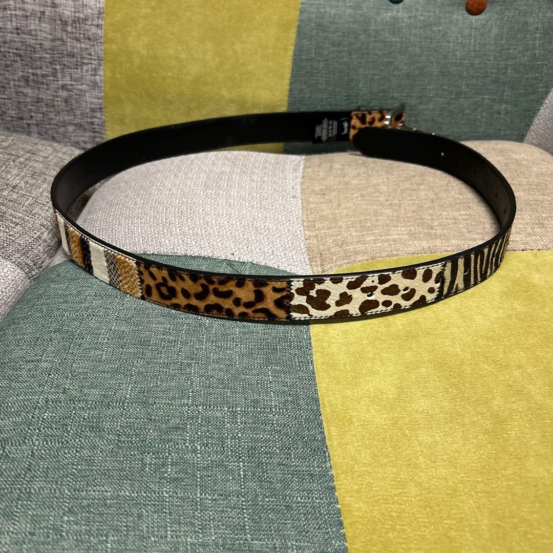 stussy アニマル柄 ベルト ヒョウ ゼブラ パイソン カウ