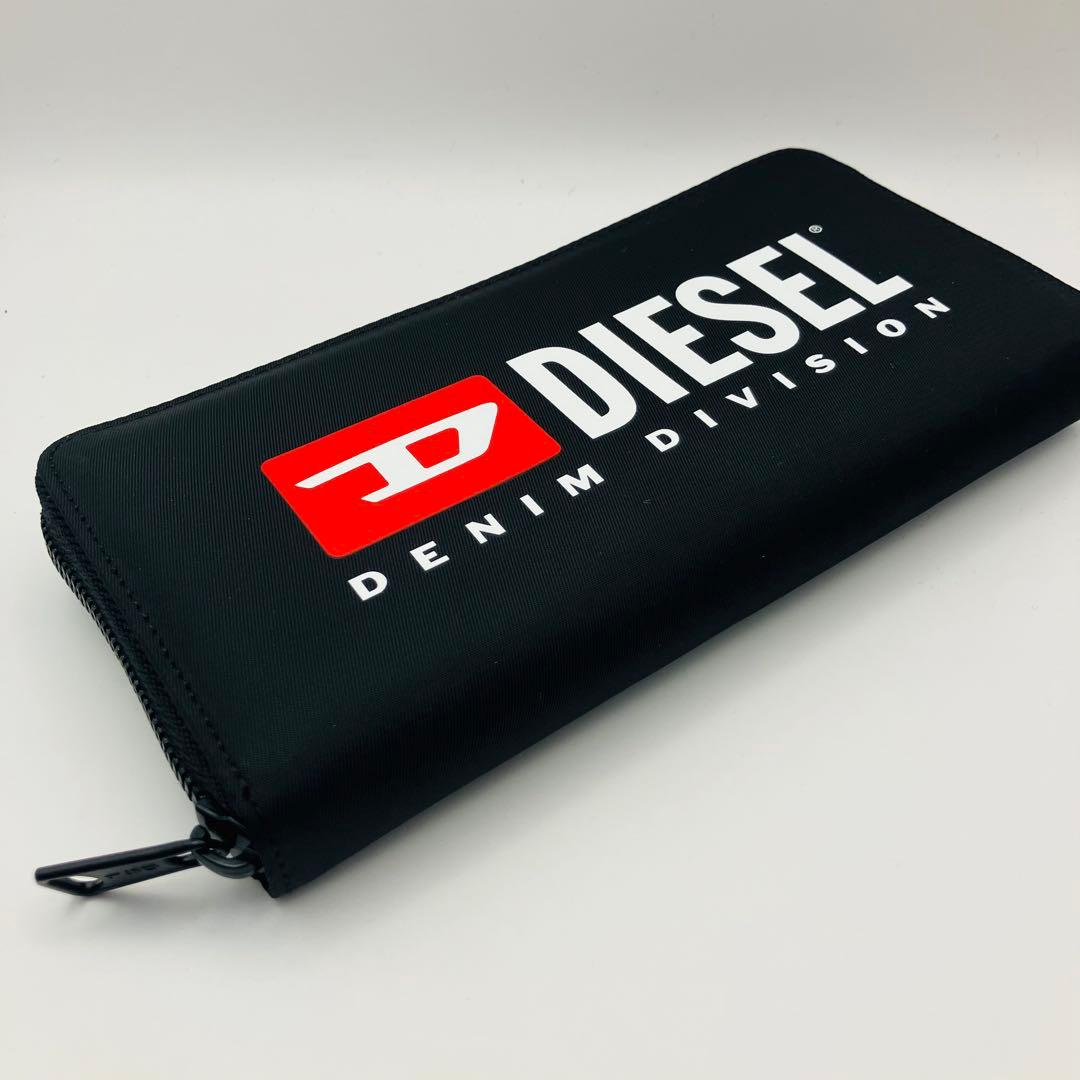 【新品未使用】DIESEL ディーゼル　ラウンドファスナー 長財布 ブラック
