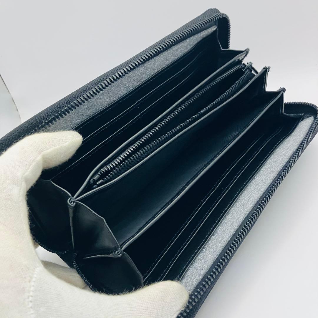 【新品未使用】DIESEL ディーゼル　ラウンドファスナー 長財布 ブラック