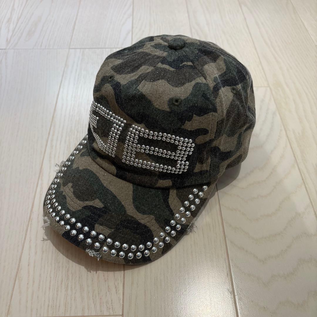BEEDEN 迷彩キャップ スタッズ